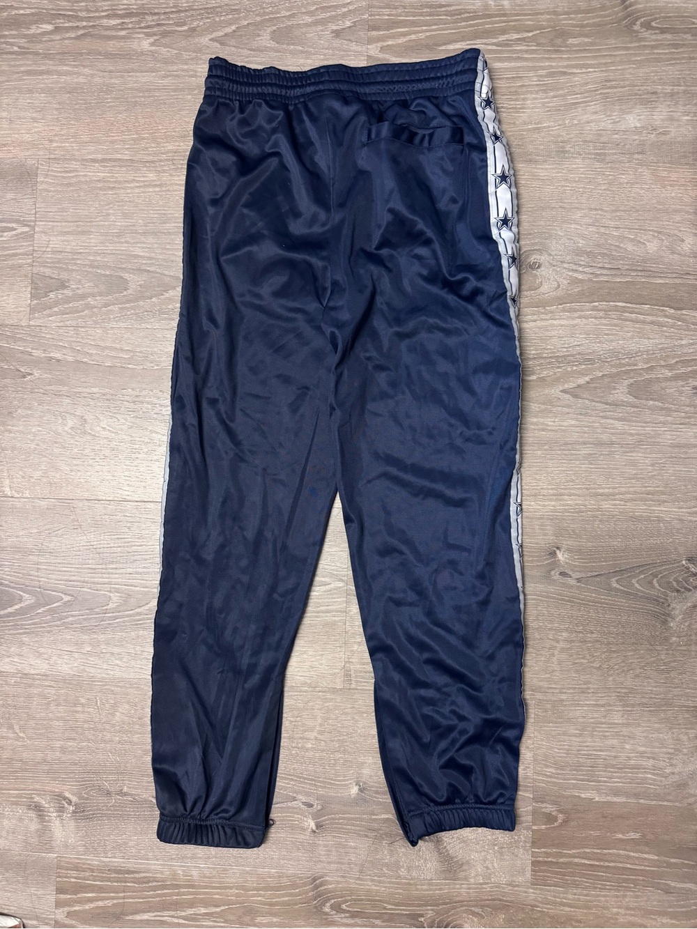 Navy Cowboys Track Pants with Side Star Tape - Picture 2 of 4